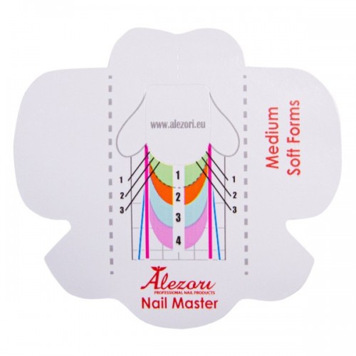 ALEZORI MEDIUM SOFT FORMS NAIL MASTER (250τεμ.)