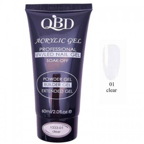 QBD Gel Χτισίματος UV & LED Clear Οικονομική...
