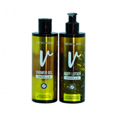 IMEL New Line Vanilla Body Lotion 250ml + Shower Gel...