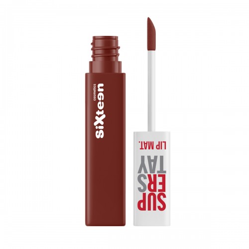 SIXTEEN Super Stay Lip Mat. Κραγιόν N.125 – Pecan