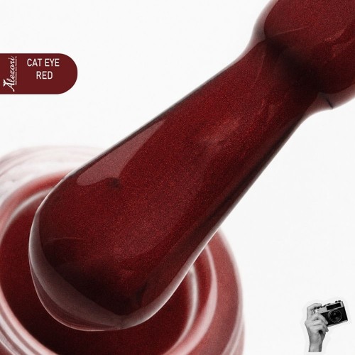 ALEZORI Gel Polish Cat Eye RED 15ml.